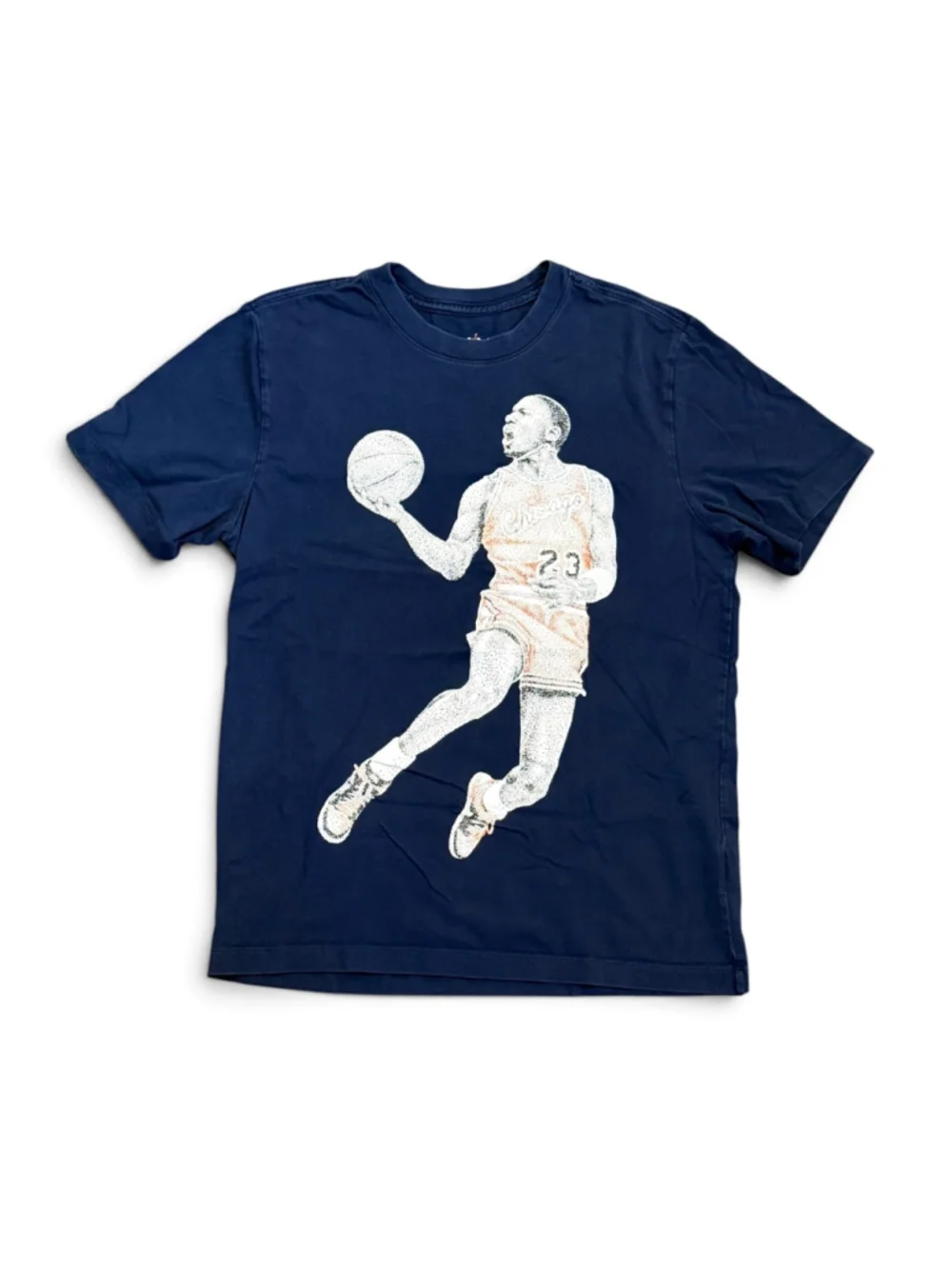 Jordan Michael Jordan Chicago Bulls 23 Graphic T Shirt Mens Sz Medium Navy Blue